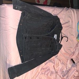Grey denim jacket, size M